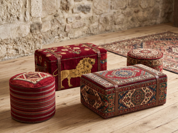 Kelim Hocker & Poufs