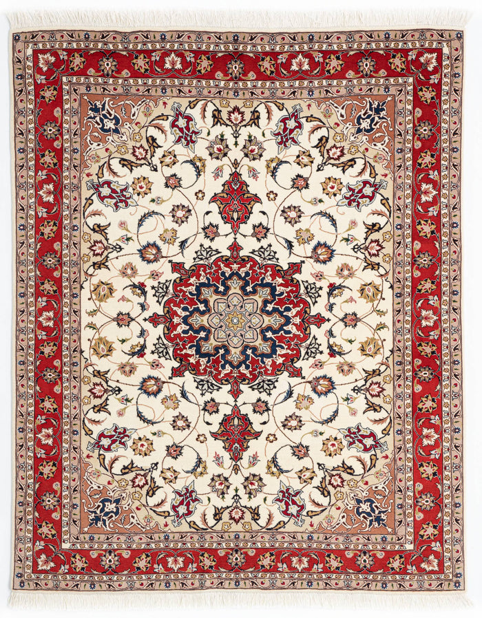 Tabriz with silk