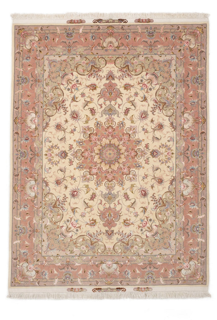 Tabriz with silk