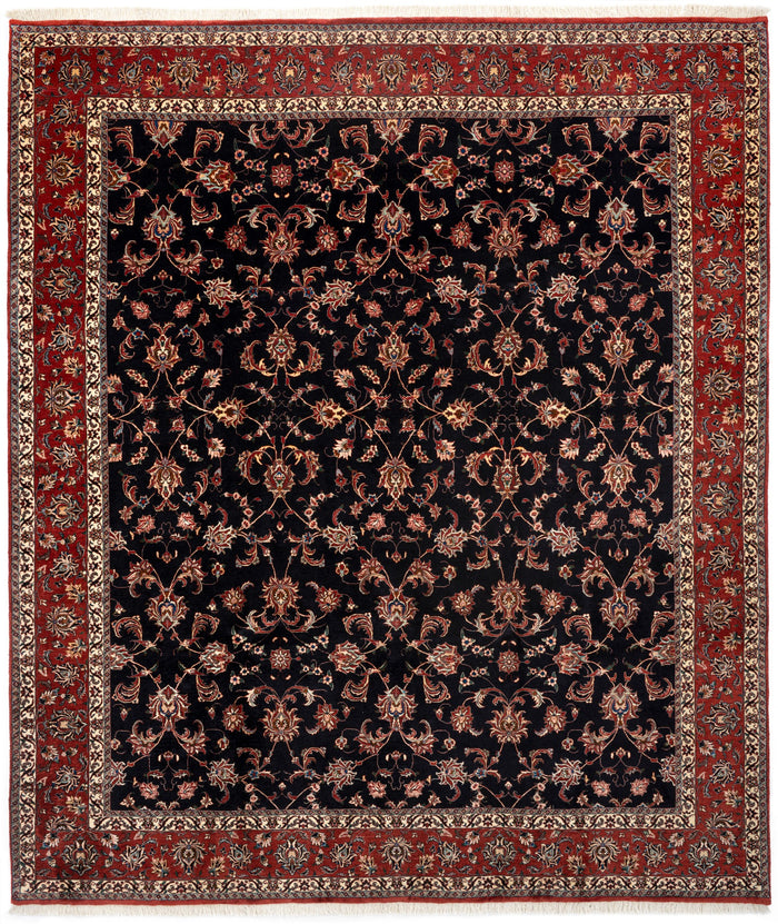 Bidjar with silk