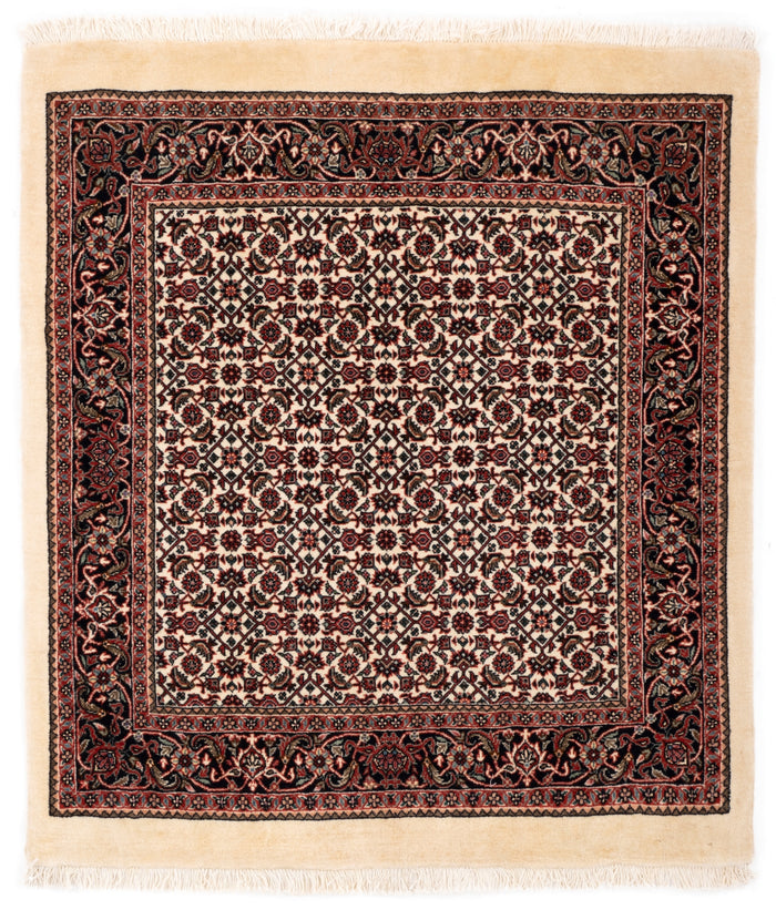 Bidjar with silk
