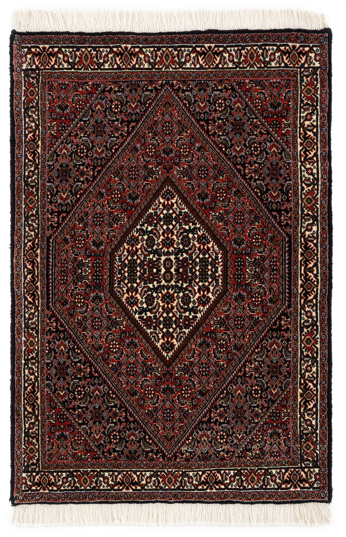 Bidjar with silk